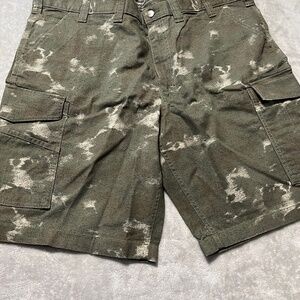 Carhartt Shorts Men's 38 Rugged Flex Relaxed Fit Canvas Cargo Work Camo Green